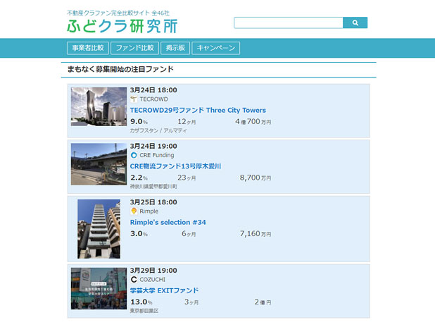 不動産クラファンの完全比較「ふどクラ研究所」