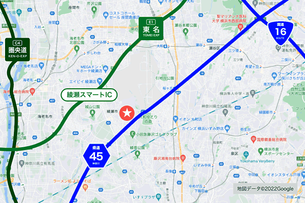 （仮称）CREAL ロジスティクス綾瀬の所在地地図