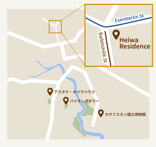 Heiwa Residenceの地図