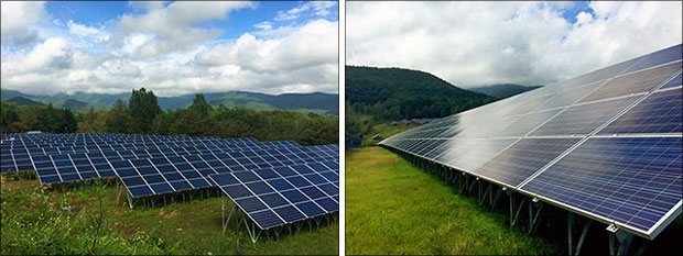 太陽光発電の設置写真