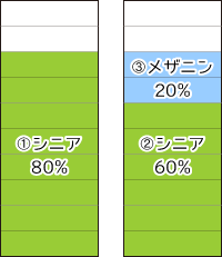 シニアローンとメザニンローンの比較図